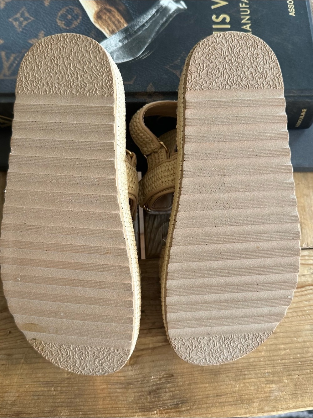 Steve Madden Bigmona Raffia Sandals • WOMENS SIZE 7 - Picture 7 of 9